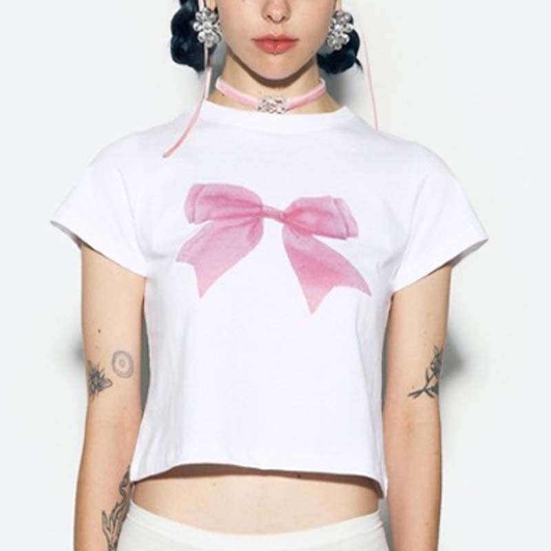 Pink Bow Tie Heart Health T-Shirt