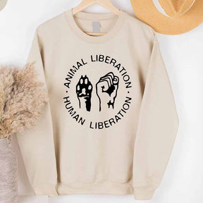 Animal Protrction Rights Long Sleeve Sweatshirt