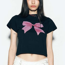 Pink Bow Tie Heart Health T-Shirt