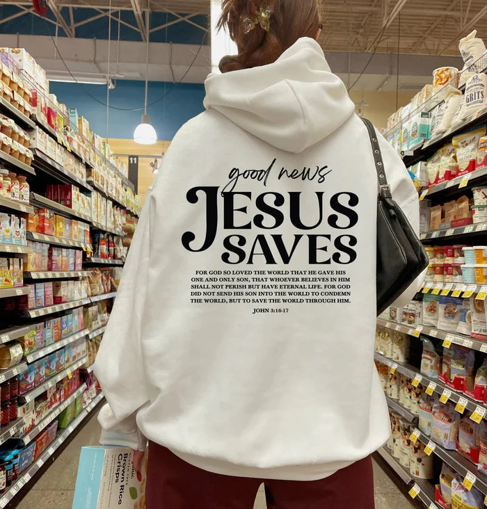 Jesus Saves Hoodie