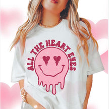 Comfort Colors All The Heart Eyes T-shirt