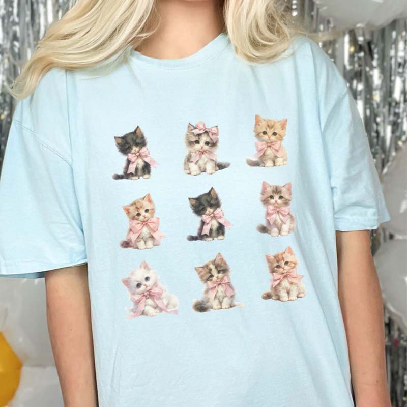 Cute Cat Animal  Comfort Colors T-Shirt