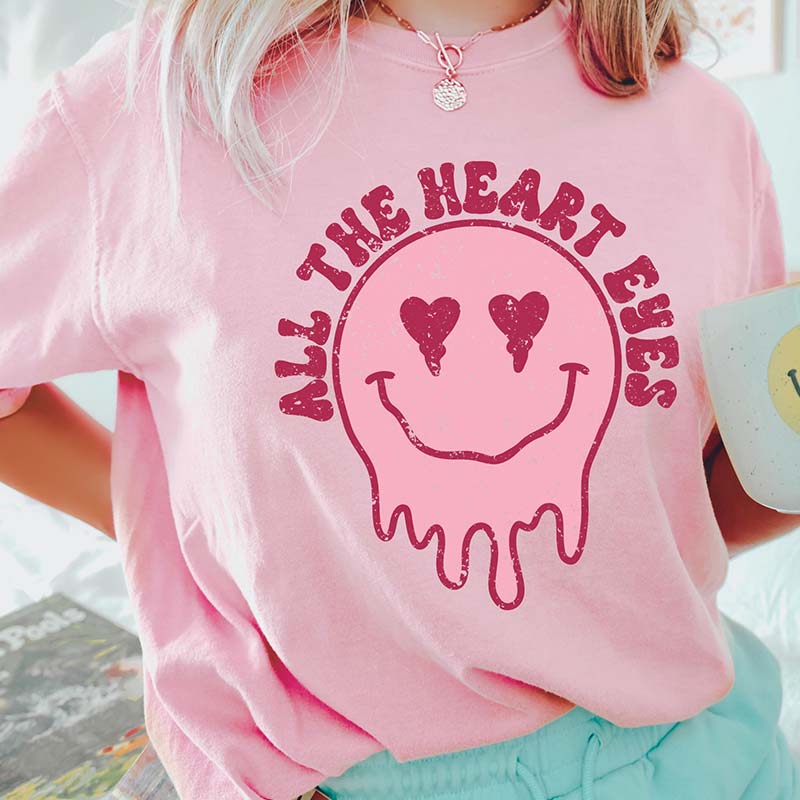 Comfort Colors All The Heart Eyes T-shirt