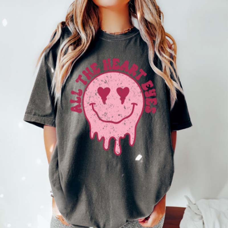 Comfort Colors All The Heart Eyes T-shirt
