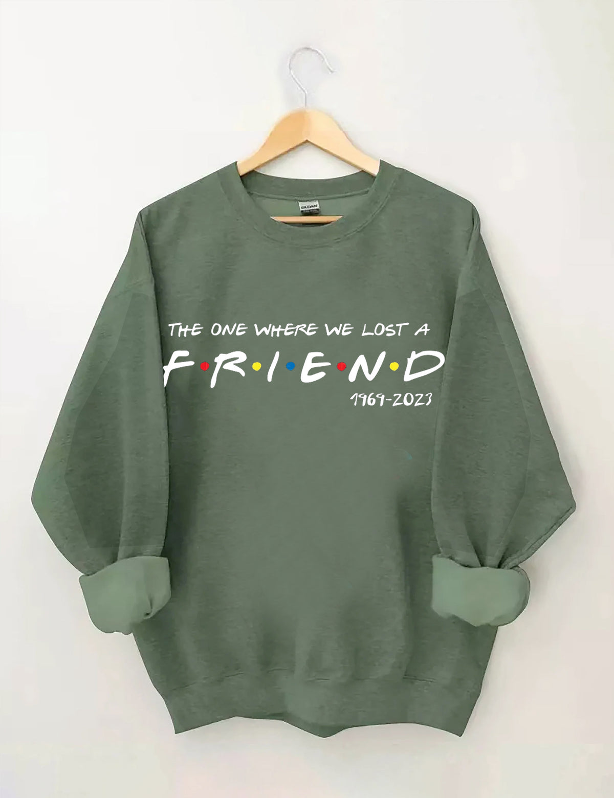 FRIENDS FONT WITH DOTS Printed Sweatshirt