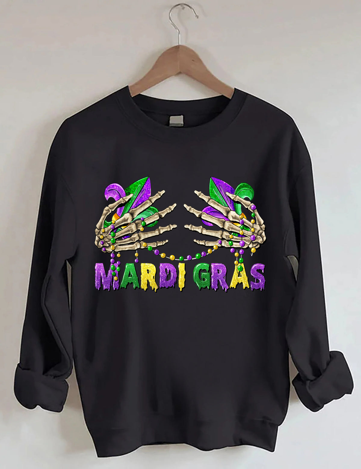 Carnival Skeleton Hand Sweatshirt