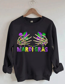 Carnival Skeleton Hand Sweatshirt