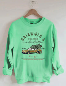 Women's Griswold's Tree Farm Since 1989 Sweatshirt