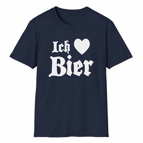 Ich Heart Bier Funny Octoberfest  T-Shirt