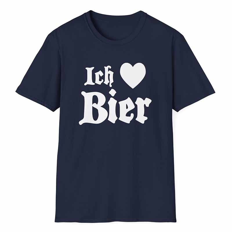 Ich Heart Bier Funny Octoberfest  T-Shirt