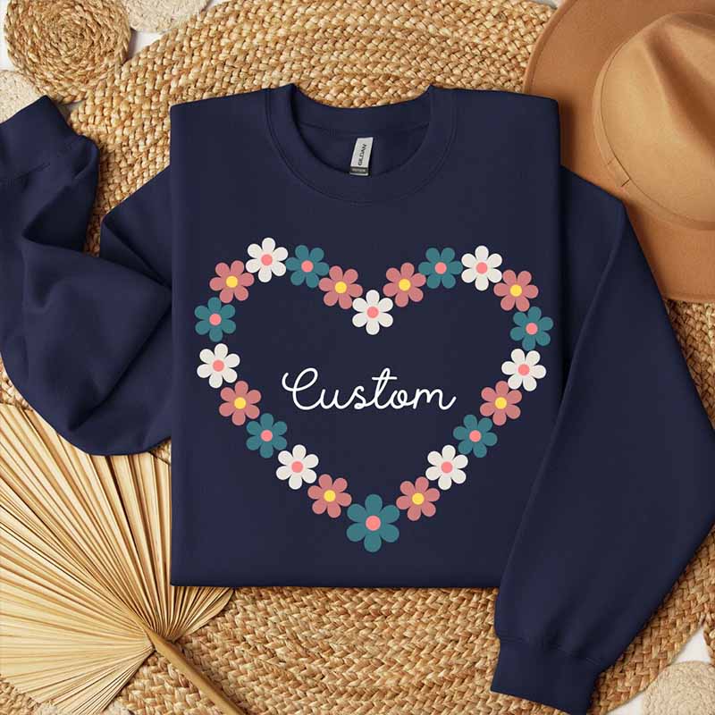 Flower Heart Sweatshirt