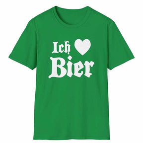 Ich Heart Bier Funny Octoberfest  T-Shirt