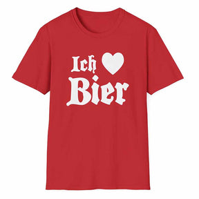 Ich Heart Bier Funny Octoberfest  T-Shirt
