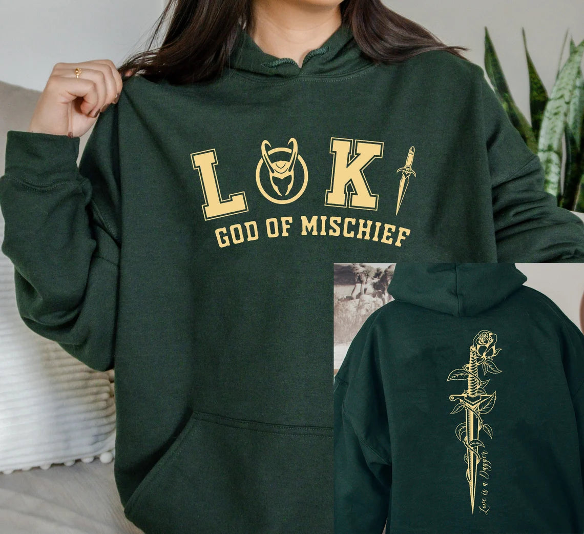 Captain America LOKI Double-sided Printed Hoodie