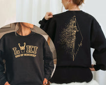 Captain America LOKI Double-sided Print Sweatshirt