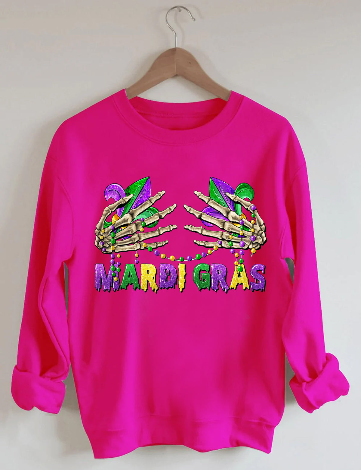 Carnival Skeleton Hand Sweatshirt