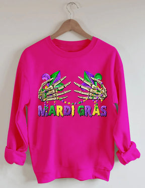 Carnival Skeleton Hand Sweatshirt