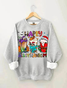 Happy Christmas Coffee Sweatshirt