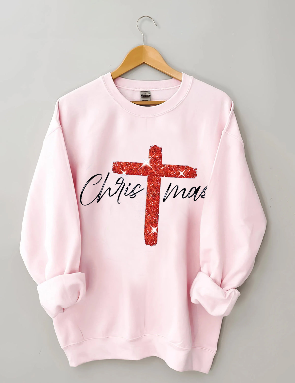 Faith Christmas Print Sweatshirt