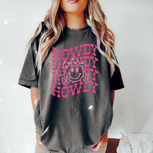 Howdy Smile Face Comfort Colors T-Shirt