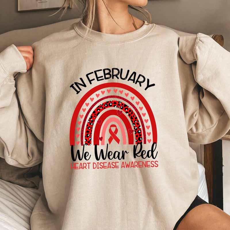 Heart Disease Awareness Sweatshirt