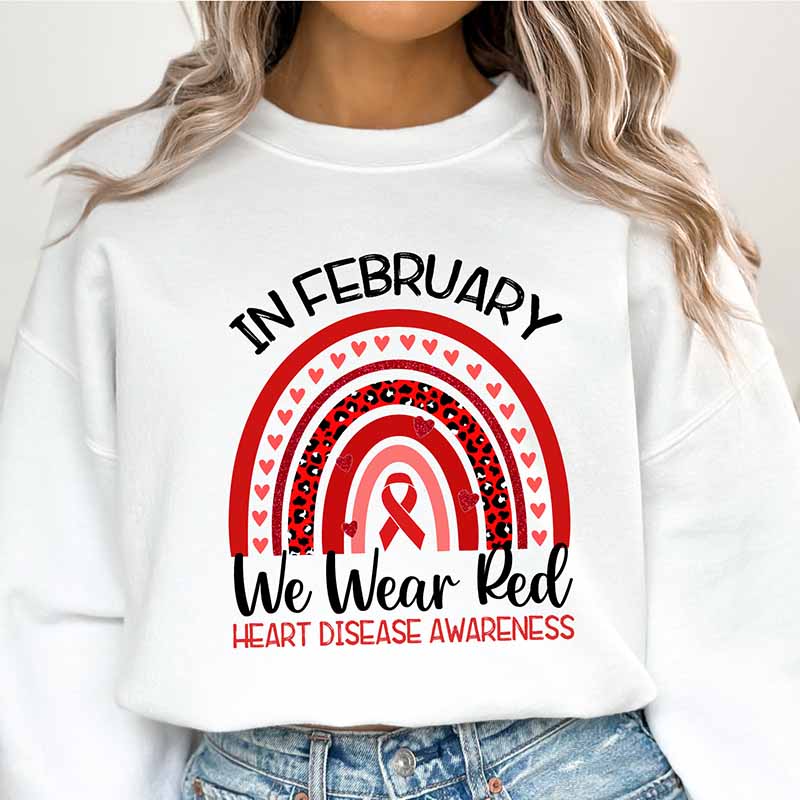 Heart Disease Awareness Sweatshirt