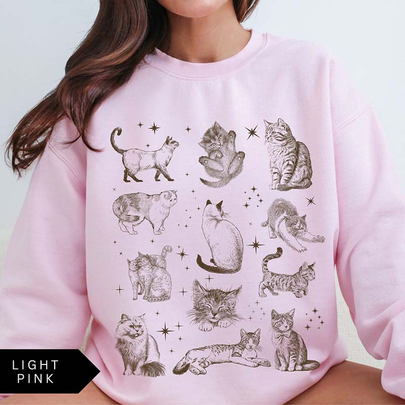 Vintage Cats Animal Protection Sweatshirt