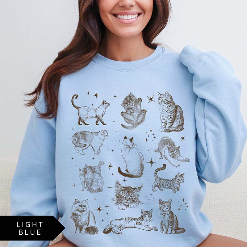 Vintage Cats Animal Protection Sweatshirt