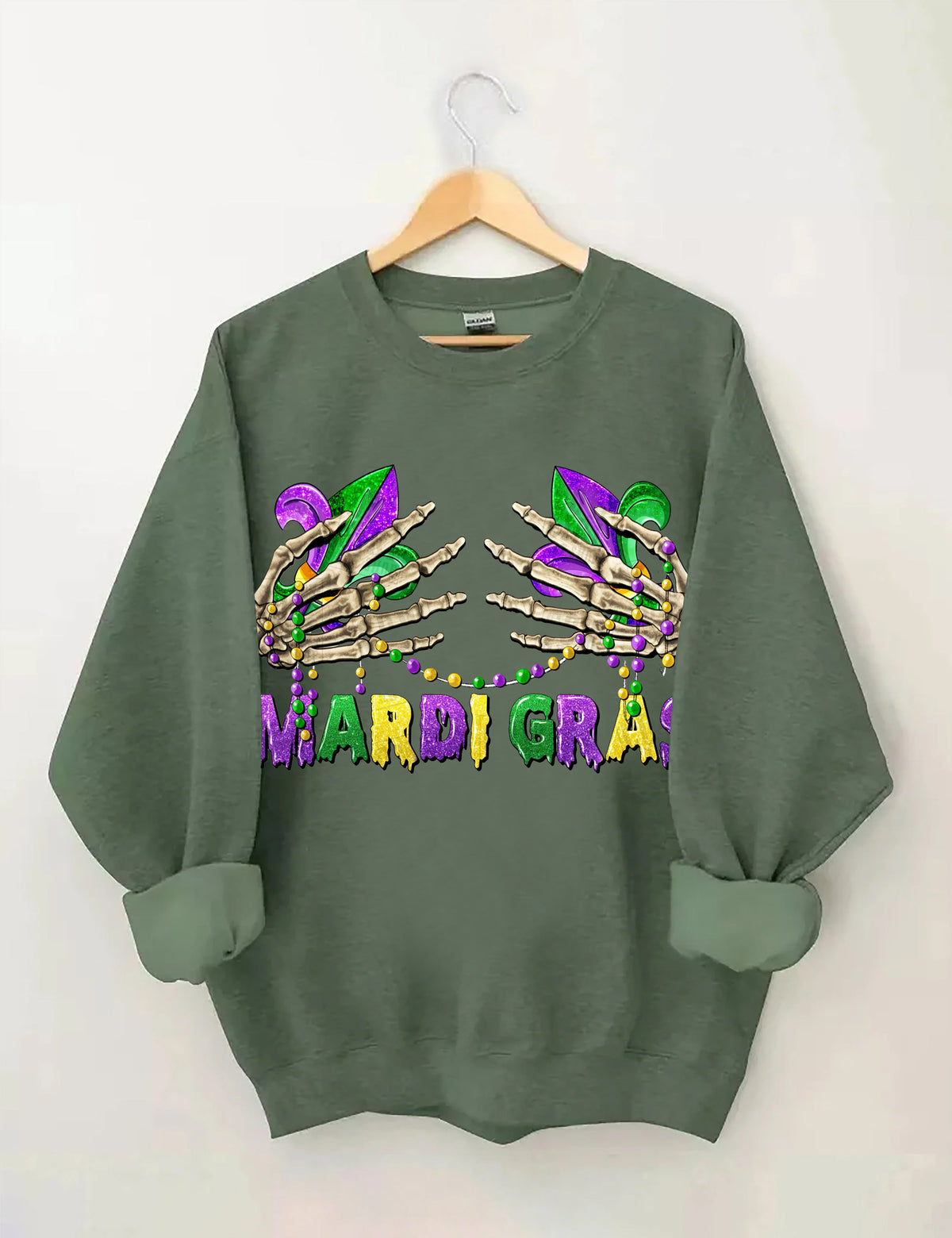 Carnival Skeleton Hand Sweatshirt