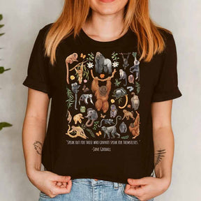Animal Protection Primates of the World  T-Shirt