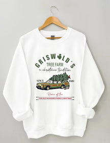 Women's Griswold's Tree Farm Since 1989 Sweatshirt