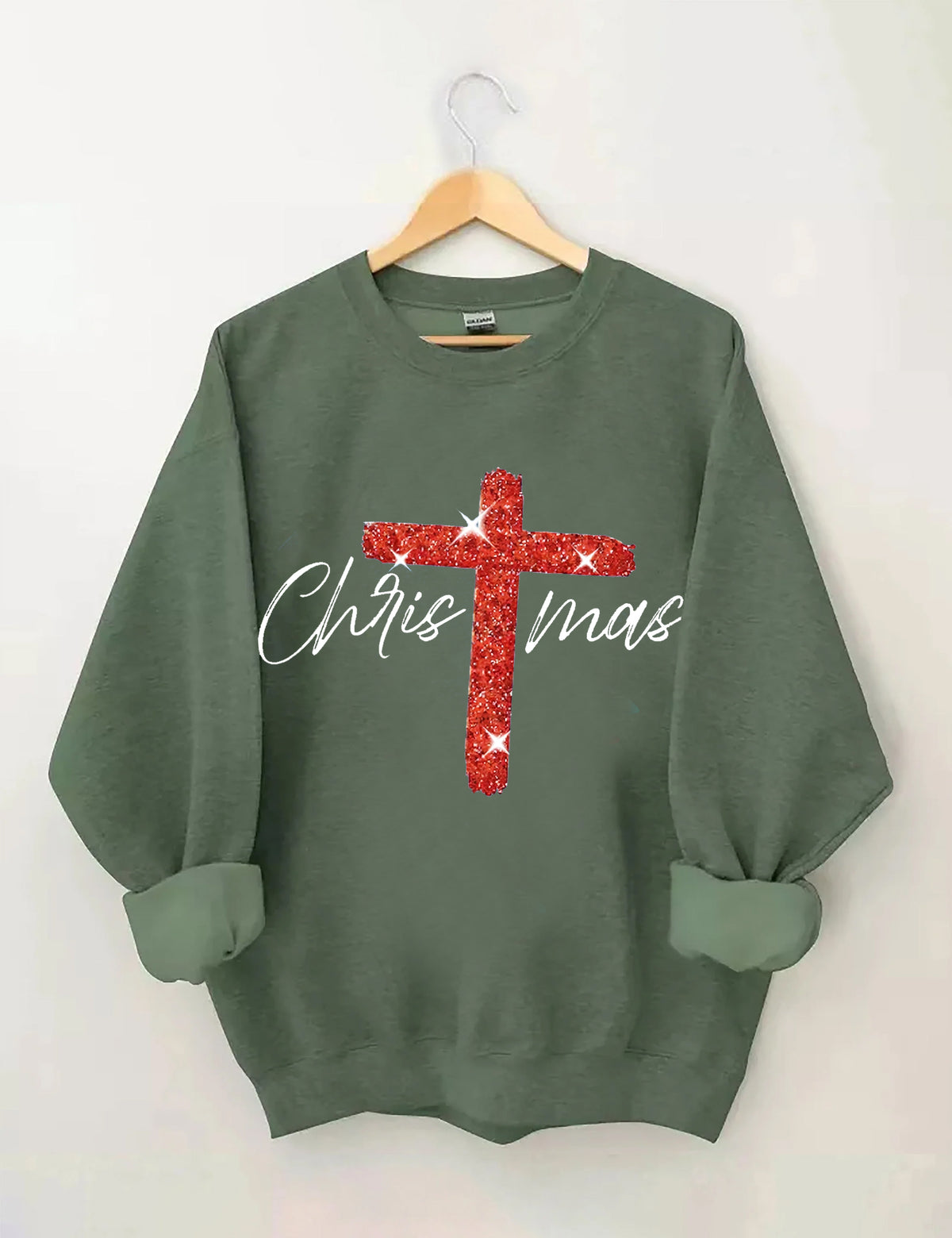 Faith Christmas Print Sweatshirt