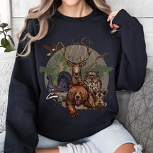 Vintage Animal  Protection Wilderness 90s Crewneck Unisec Nature Graphic Sweatshirt