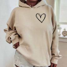 Double Heart Hoodie