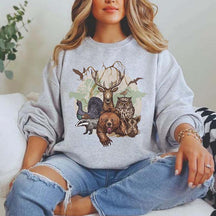 Vintage Animal  Protection Wilderness 90s Crewneck Unisec Nature Graphic Sweatshirt