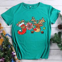JOY Christmas deer T-shirt