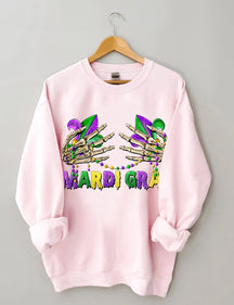 Carnival Skeleton Hand Sweatshirt