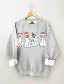 Cute Dog Christmas Sweatshirt