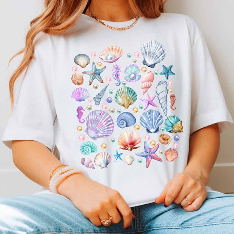 Ocean-Inspired Design T-Shirt