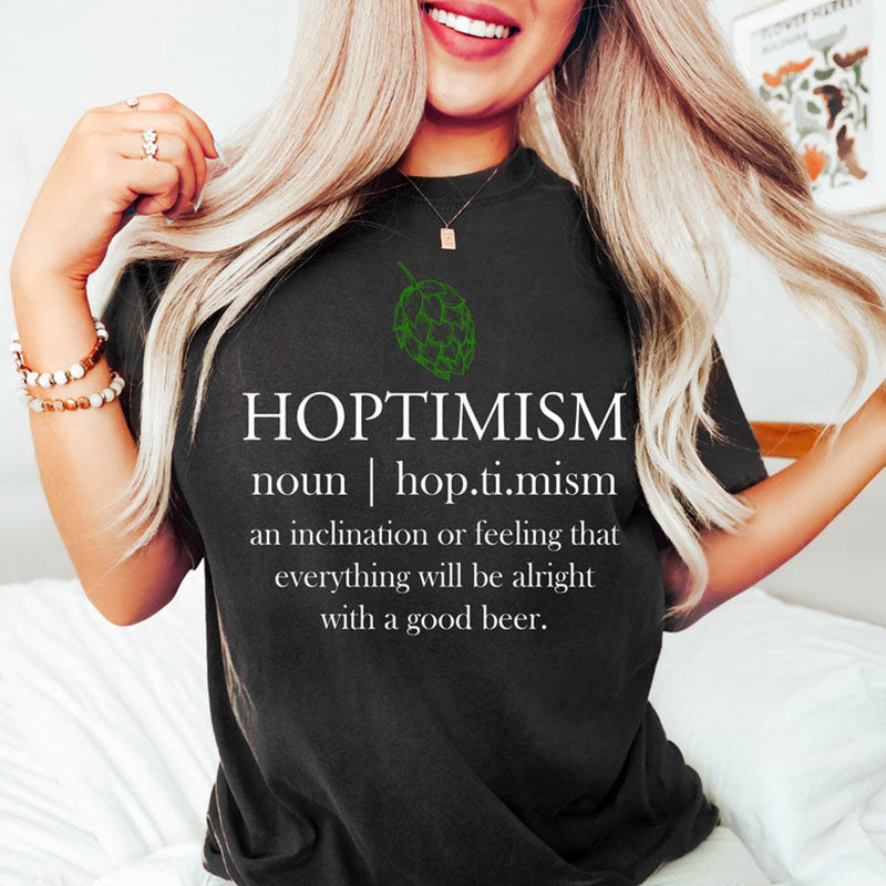 Hoptimistic   Beer Sweatshirt