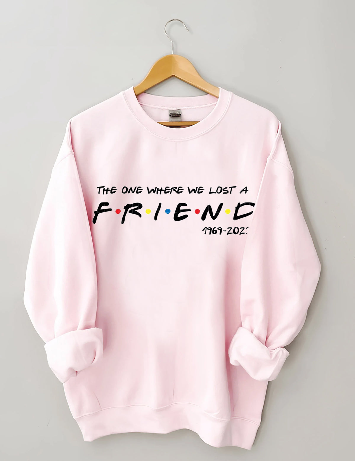 FRIENDS FONT WITH DOTS Printed Sweatshirt