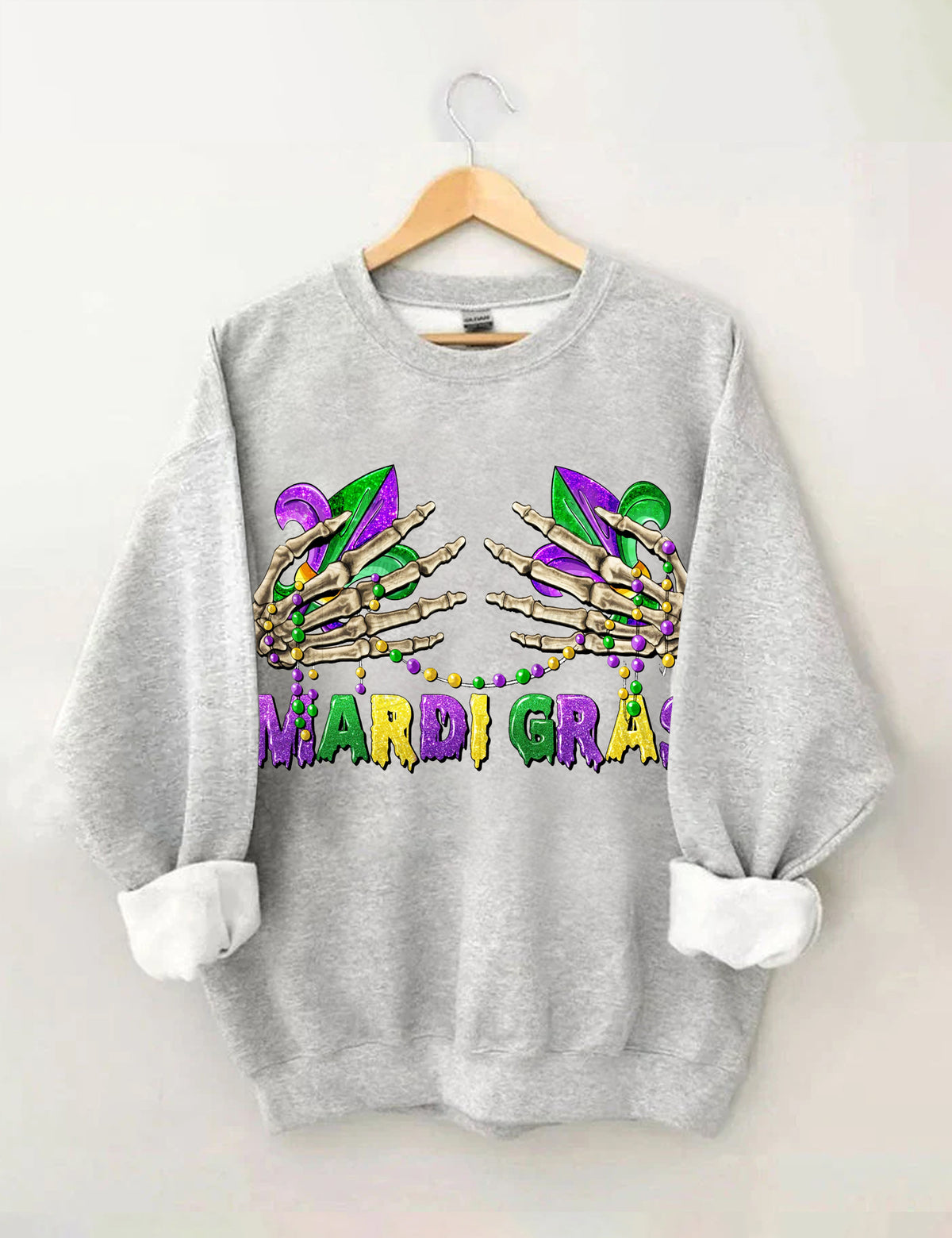Carnival Skeleton Hand Sweatshirt
