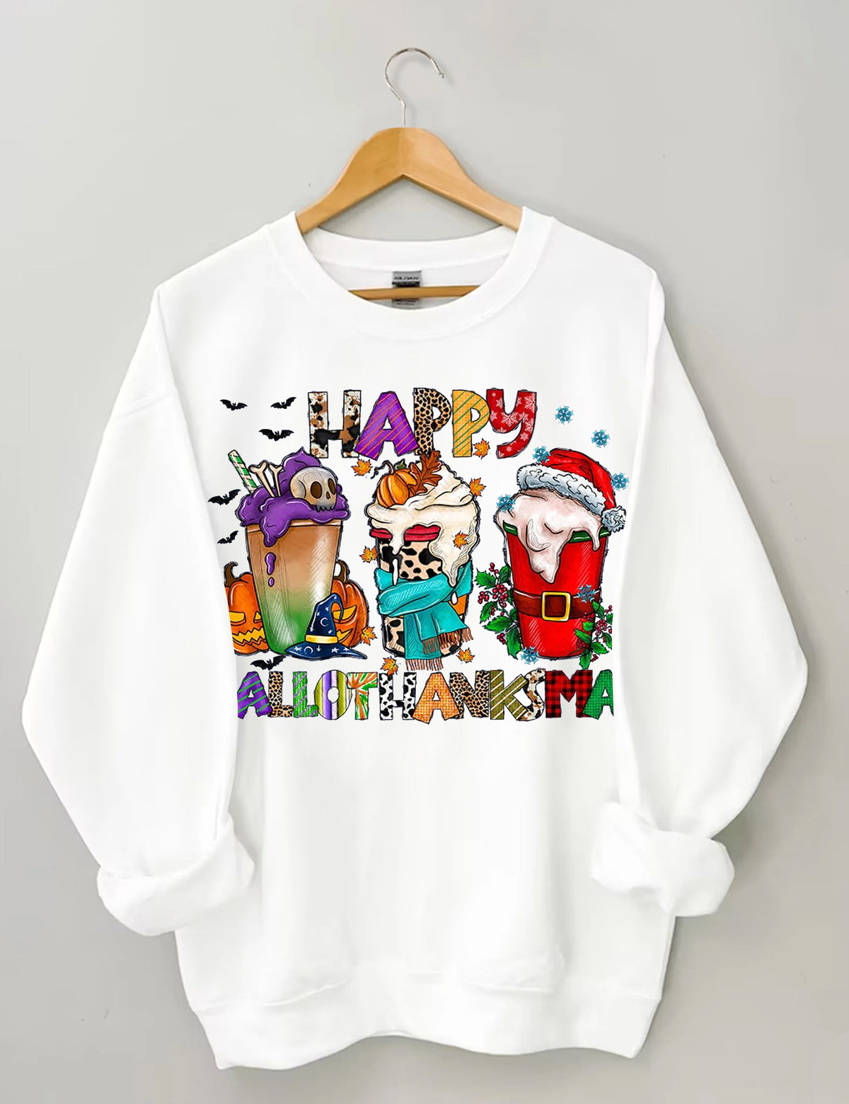 Happy Christmas Coffee Sweatshirt