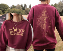 Captain America LOKI Double-sided Print Sweatshirt