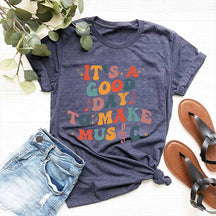 It's A Good Day To Make Music And Music Notes T-Shirt
