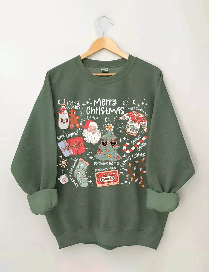 Cute Retro Christmas Sweatshirt