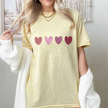 Comfort Colors Water Color Heart T-Shirt