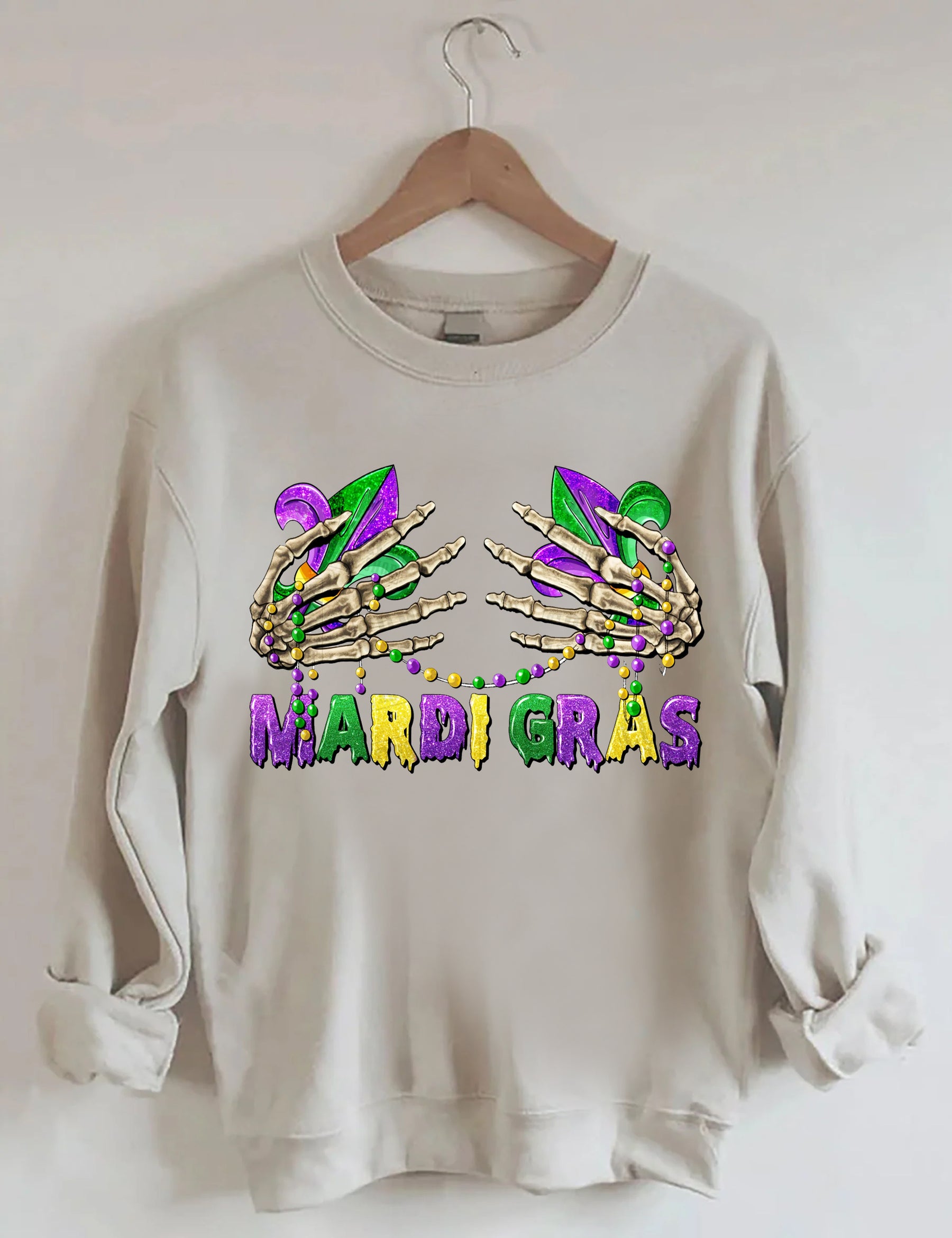 Carnival Skeleton Hand Sweatshirt