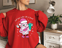 Out Here Looking Like A Snack Cake Pullover Christmas Tree Sweatshirt
