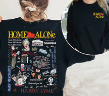 The Home Alone Double Sided Printing Christmas Sweatshirt